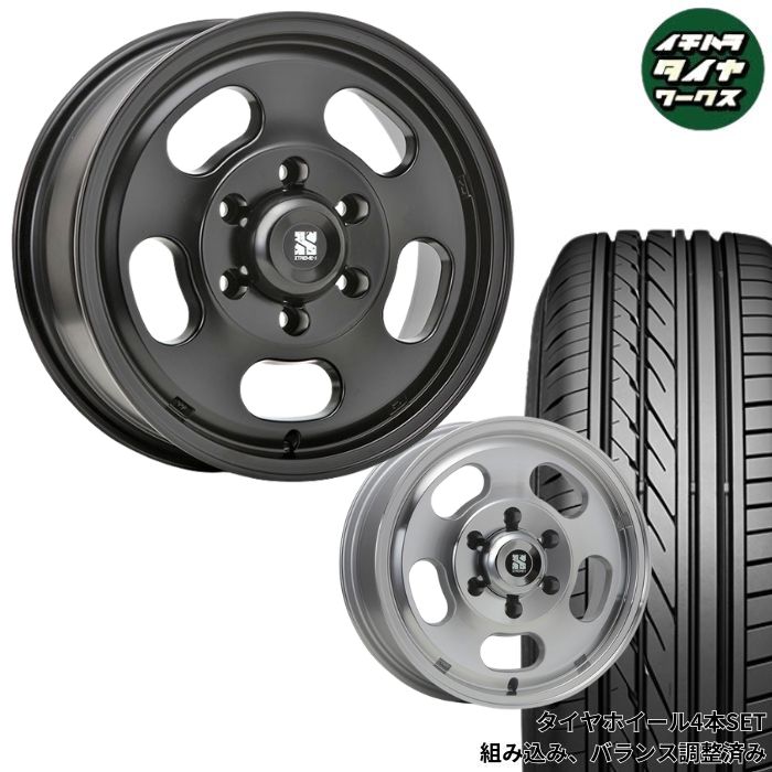 200系 ハイエース用 MLJ XTREME-J D:SLOT 16インチ グッドイヤー ナスカープラス 215/65R16 109/107 タイヤ ホイール 4本SET