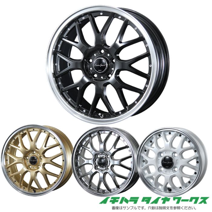【新品ホイール 4本セット商品】ブレスト ユーロスポーツ タイプ815 17インチ 7J 4H-100 グロスブラック 法人宛て送料無料