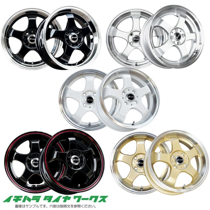 新品ホイール 4本セット商品】ステルスレーシング プログレス K36 17 