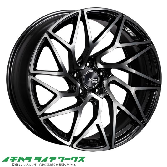 [新品車輪 1本(取り替えっこ 取りつくろう用) ]SSR ブリッカー01T 19in 8.5J 5H-114.3 アッシュブラック 法人宛て貨物輸送無料 アルミホイール-タイヤ、ホイール