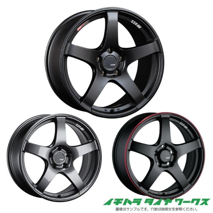 【新品ホイール 4本セット商品】SSR GTV01 19インチ 8.5J 5H-114.3 フラットブラック 法人宛て送料無料