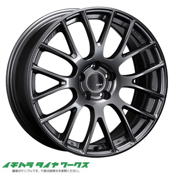 【新品ホイール 4本セット商品】SSR GTV04 19インチ 8.5J 5H-114.3 メタリックグレー 法人宛て送料無料