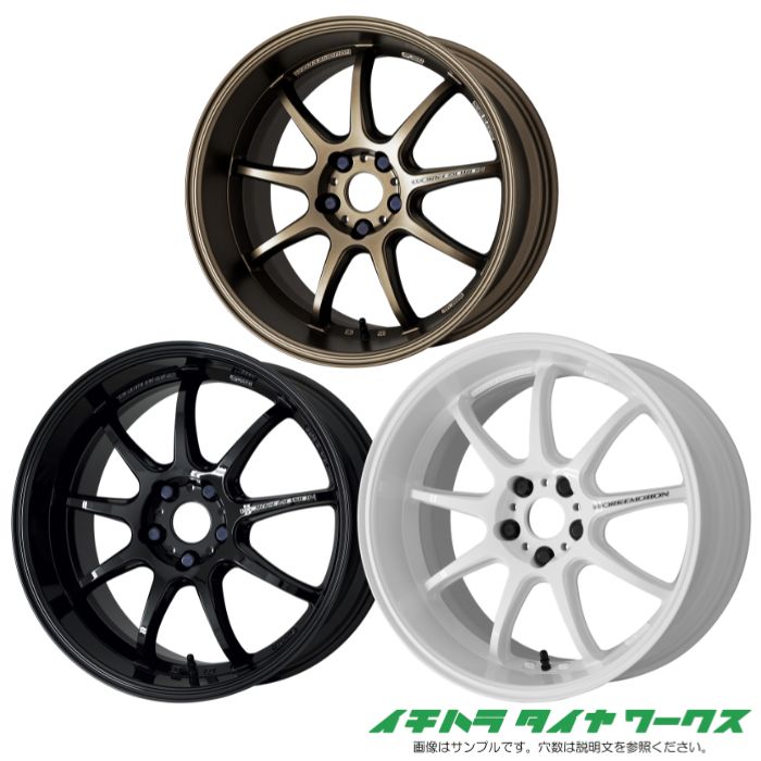 [新品ホイール 1本(交換 補修用) ]WORK EMOTION D9R 18インチ 9.5J 5H-114.3 ブラック 法人宛て送料無料