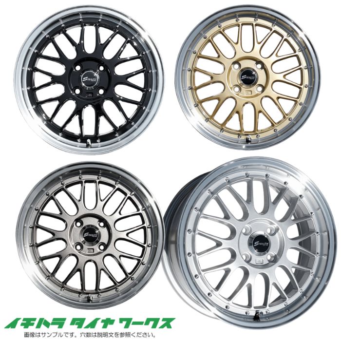 g*n様 ステルスレーシング 4本価格 16インチ 6J pcd100 オフセ4 新品ホイール 4本セット商品】ステルスレーシング プログレス ME