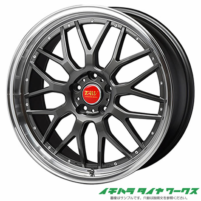 [新品ホイール 1本(交換 補修用) ]トライアルファ レオウィング RM9 15インチ 5J 4H-100 グロスガンメタリック 法人宛て送料無料