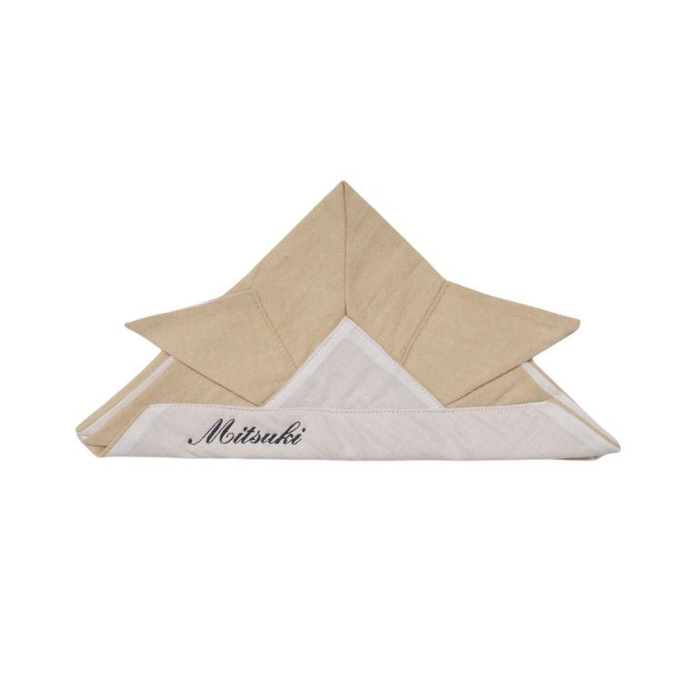 ベビー 兜 かぶと 名入れ 刺繍 日本製 初節句 ナチュラル かぶる兜