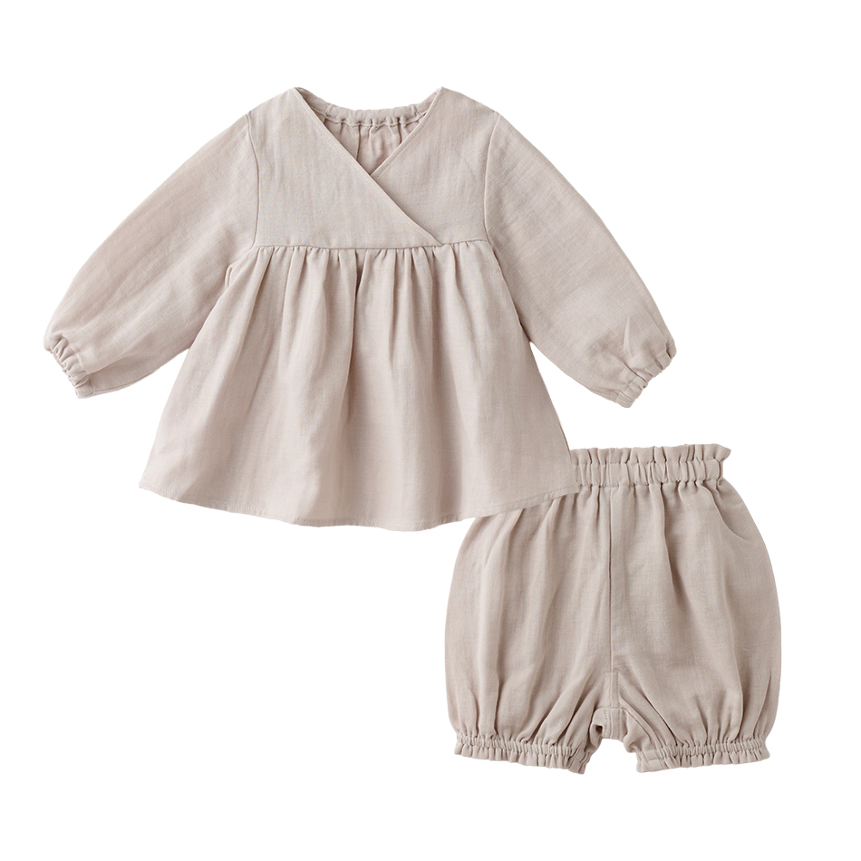 ベビー パジャマ 綿 100% コットン 長袖 赤ちゃん 寝間着 上下セット ルームウェア 70 80 cm 男の子 女の子 シンプル おしゃれ 春 夏 秋 無地 ルナーク エル |  | 01