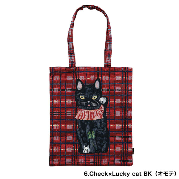 Nathalie Lete（ナタリーレテ） レクタングルトートバッグ C 猫柄 猫