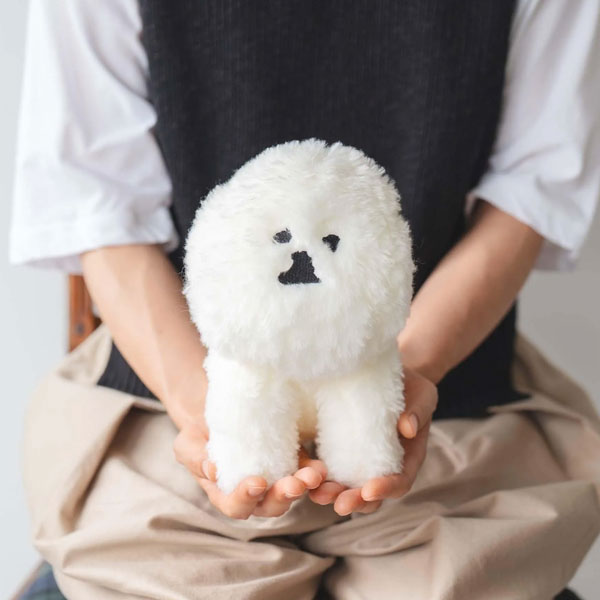 MAMBO マンボ ぬいぐるみS TAKE ME OUT 犬 おすわり ビションフリーゼ