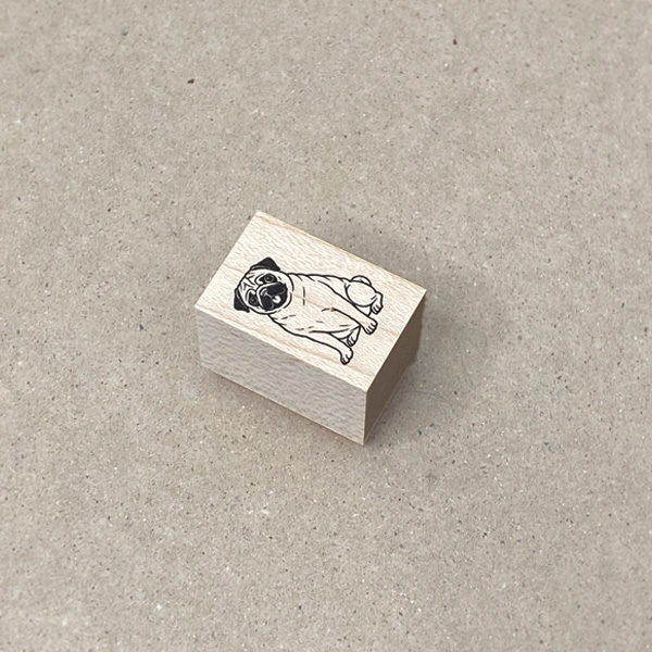 アニマルスタンプ イヌ F パグ メール便送料...の詳細画像1
