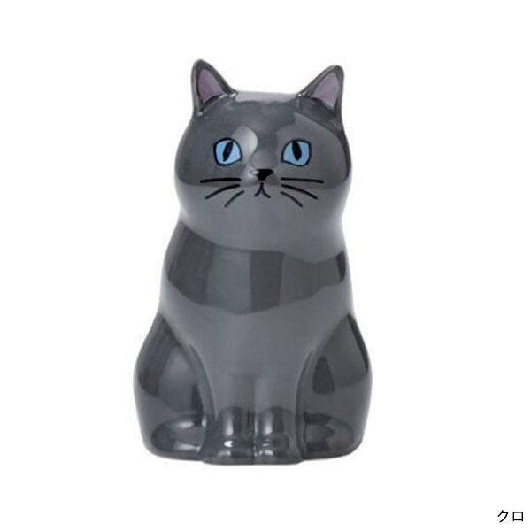 セトクラフト フラワー＆ペンスタンド(ネコ) 猫雑貨 グッズ 陶器