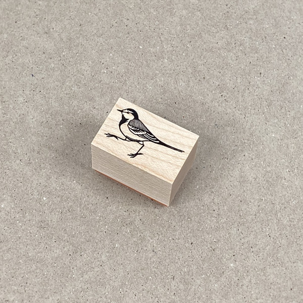 アニマルスタンプ ハクセキレイ 鳥 グッズ 動...の詳細画像1