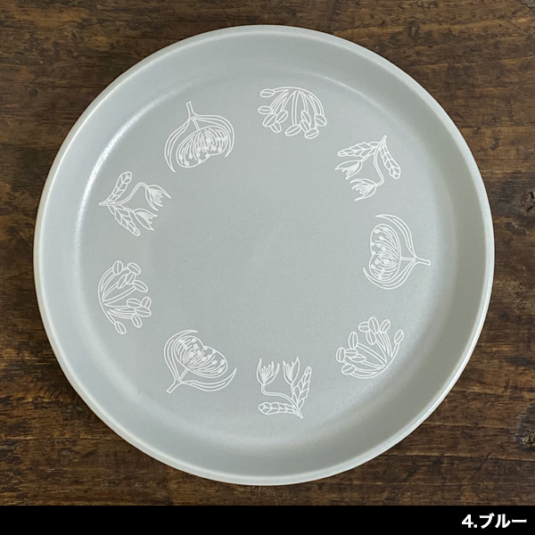 松尾ミユキ ペイルプレート M 食器 陶磁器 中皿 お皿 取り分け皿 植物