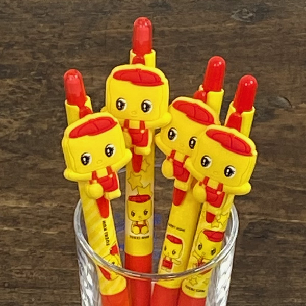 フエキ フエキくん ラバーマスコット ボールペン グッズ かわいい 黒
