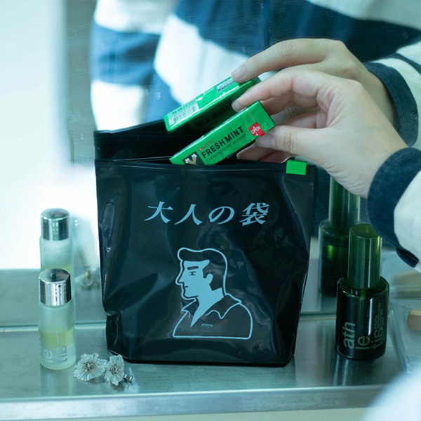 雑貨小物 HIGHTIDE ハイタイド ニューレトロ ジッパーバッグ M ポーチ 小物入れ