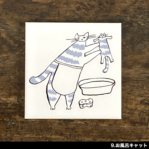 トラネコボンボン｜倉敷意匠 釜もみガーゼハンカチ 2種類