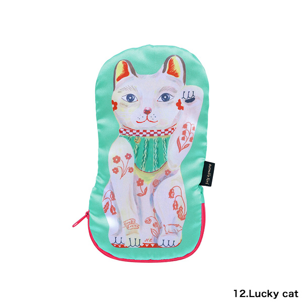 Nathalie Lete（ナタリーレテ） ポーチ サテンポーチ 小物入れ 化粧