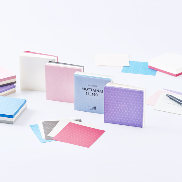 ブロックメモ おしゃれ 竹尾 モッタイナイメモ MOTTAINAI MEMO 90×90mm