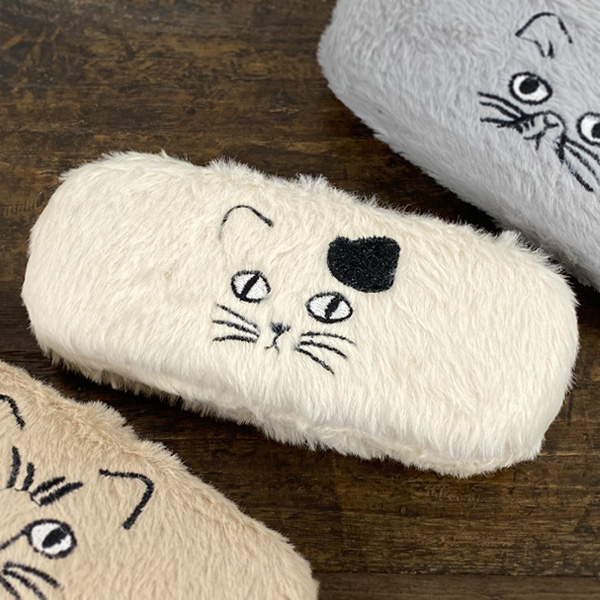 Yahoo! Yahoo!ショッピング(ヤフー ショッピング)松尾ミユキ Fluffy メガネケース 猫グッズ 雑貨 眼鏡ケース プレゼント 女性 大人 学生 高校生 中学生 柄 おしゃれ ねこ ネコ かわいい 可愛い 松尾みゆき