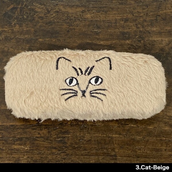 松尾ミユキ Fluffy メガネケース 猫グッズ 雑貨 眼鏡ケース プレゼント