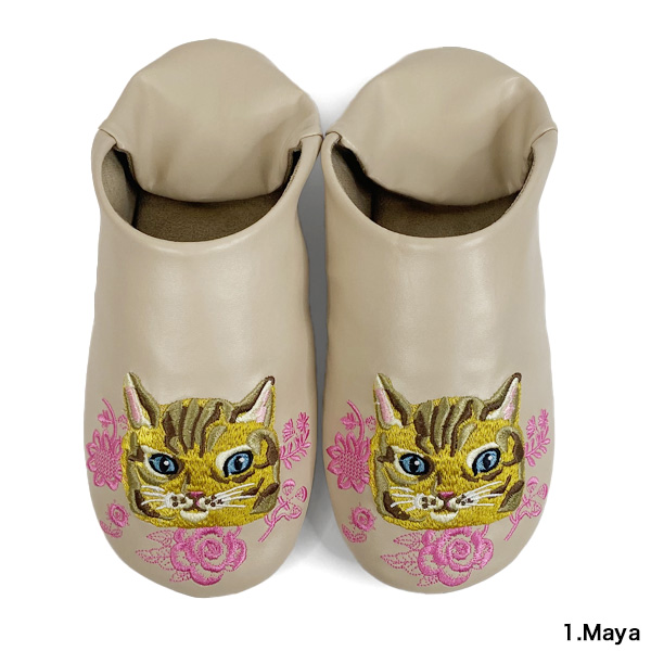 Nathalie Lete（ナタリーレテ） ルームシューズ 猫グッズ エンブ 