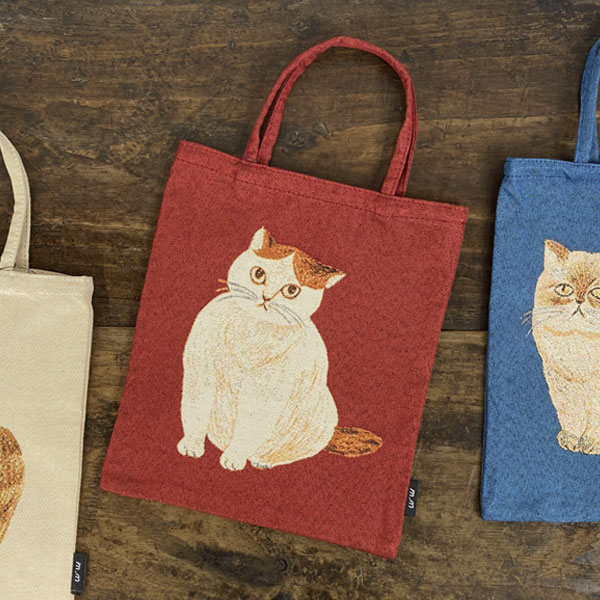 Nathalie Lete（ナタリーレテ） オーガンジーバッグ S 猫グッズ 猫柄 
