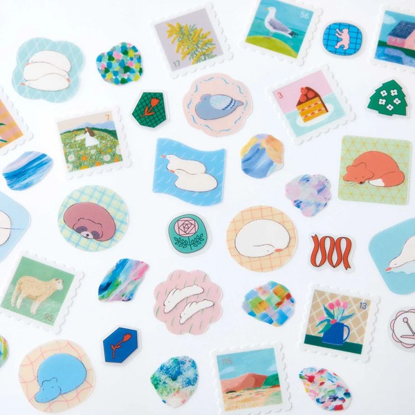 HITOTOKI マスキングテープ 透明 SODA ソーダ（ステッカー）30mm