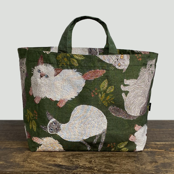 fog linen work（フォグリネンワーク） バッグ アンヌ ラウンドバッグ