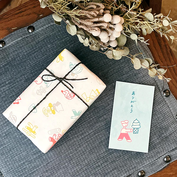 スタンプ 手帳用 ニシワキタダシ×水縞 自在ハンコ 図案セット ひとと