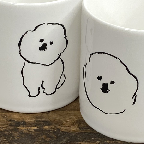 マグカップ おしゃれ MAMBO(マンボ)CLASKA(クラスカ) DO(ドー) マグカップ　犬 陶器 雑貨 プレゼント 女性 大人 かわいい 可愛い  ブランド 食器 白 日本製