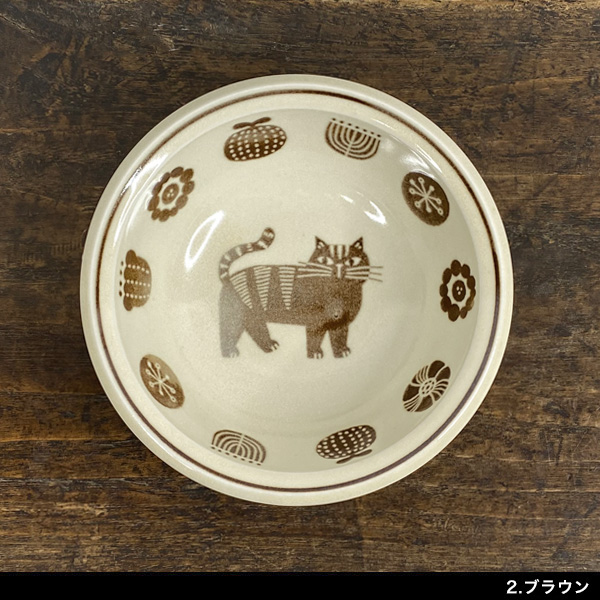 DECOLE（デコレ） fika ミニボウル 小鉢 ネコ 猫グッズ 柄 プレゼント