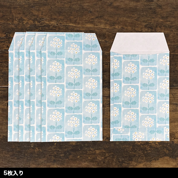折り紙 千代紙 ポチ袋 花柄 お花模様 モダン お年玉袋 ミニ封筒