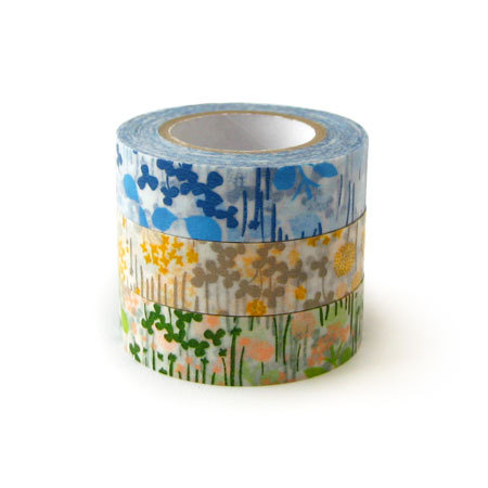 倉敷意匠計画室 マスキングテープ 北の模様帖 マスキングテープ3色