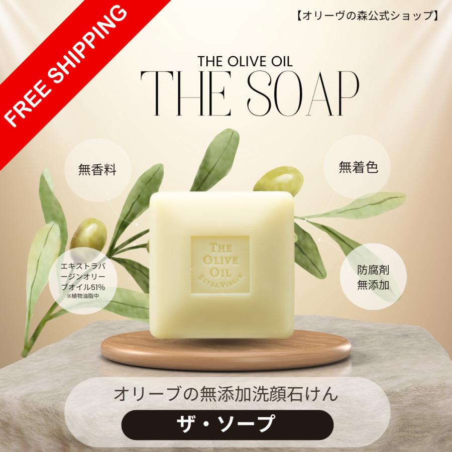 無添加 洗顔 石けん 洗顔石鹸 洗顔石けん ザ・ソープ 110g 訳あり品