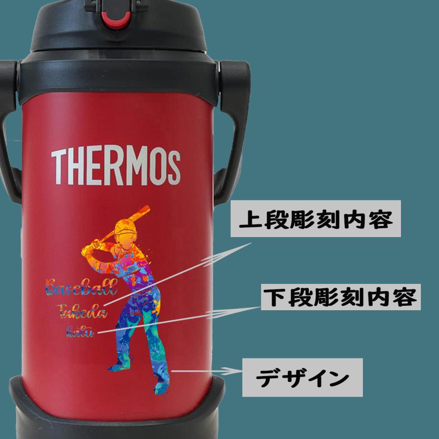 THERMOS（サーモス） 名入れ スポーツジャグ 水筒 2L 2.5L 3L 大容量