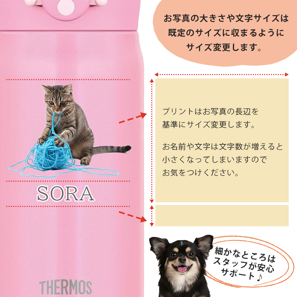 うちの子 オリジナル サーモス マグボトル