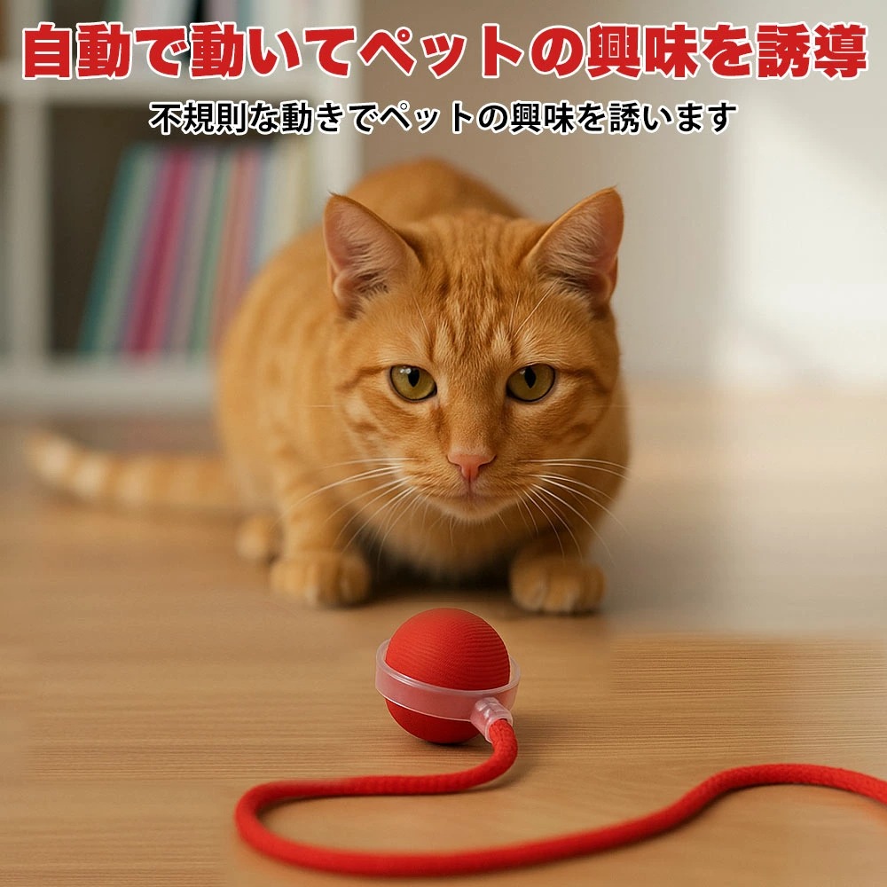 犬 おもちゃ 動く ボール おもちゃ 犬玩具 ペット玩具 運動不足解消 送料無料