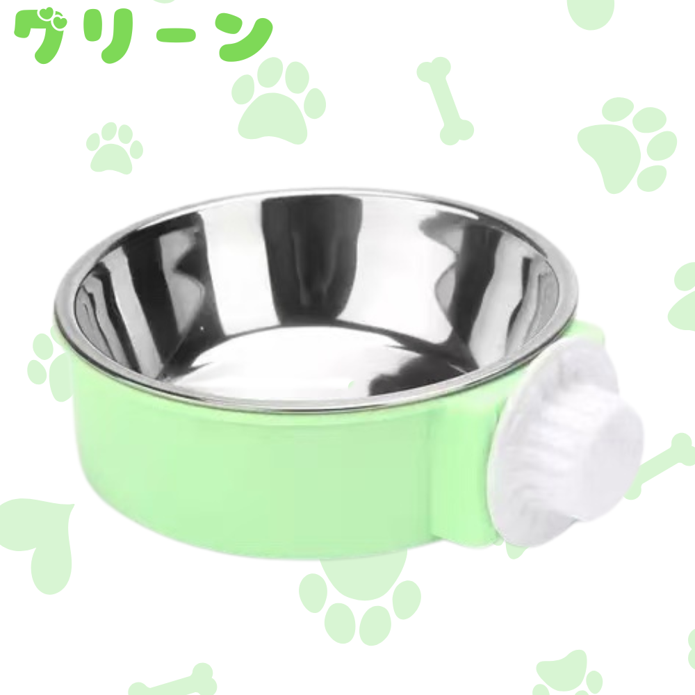 HAMI PET ペット用 フードボウル 餌入れ 給水器 吊り下げ式 ケージ用