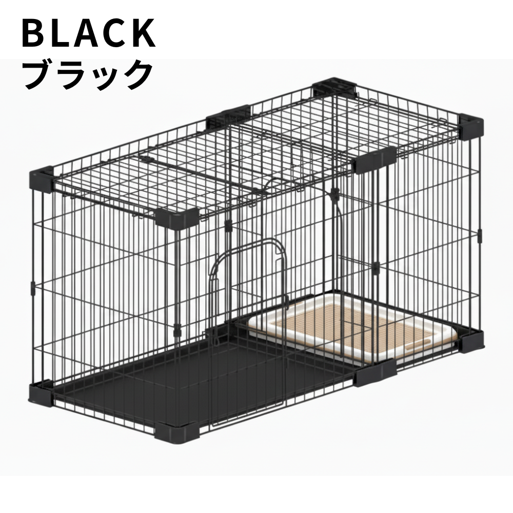 HAMI PET ペット サークル 犬 ケージ スチール 犬トレー付き ケージ