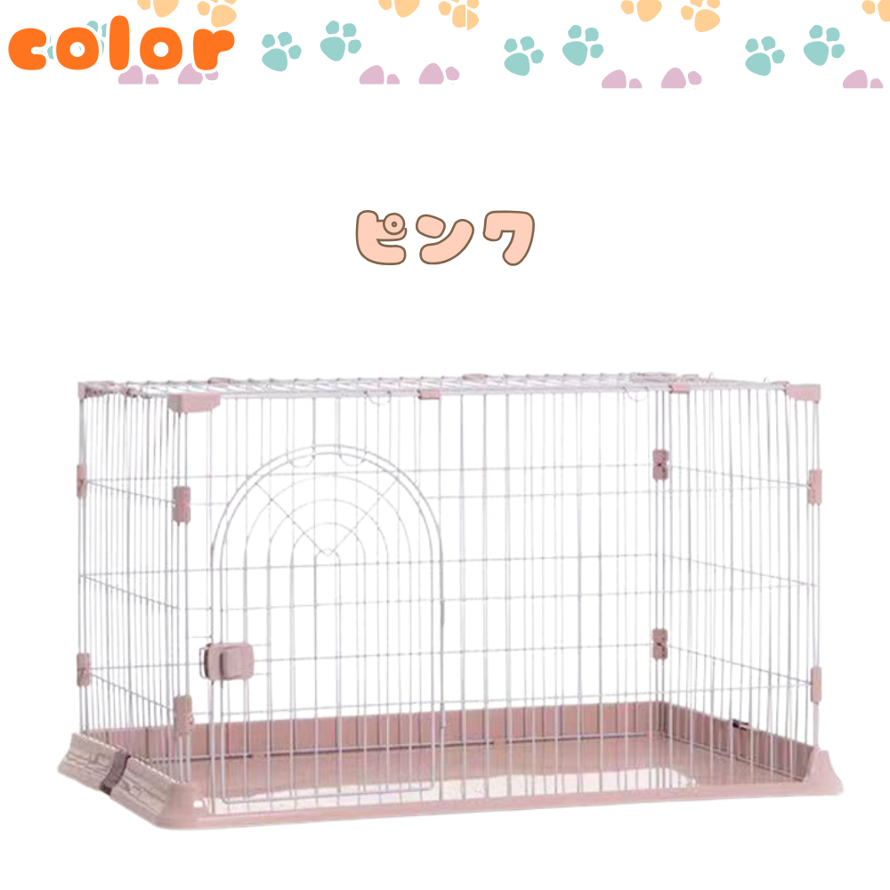 HAMI PET 犬 ゲージ スチール ドア ロック 付き ケージ ドッグ