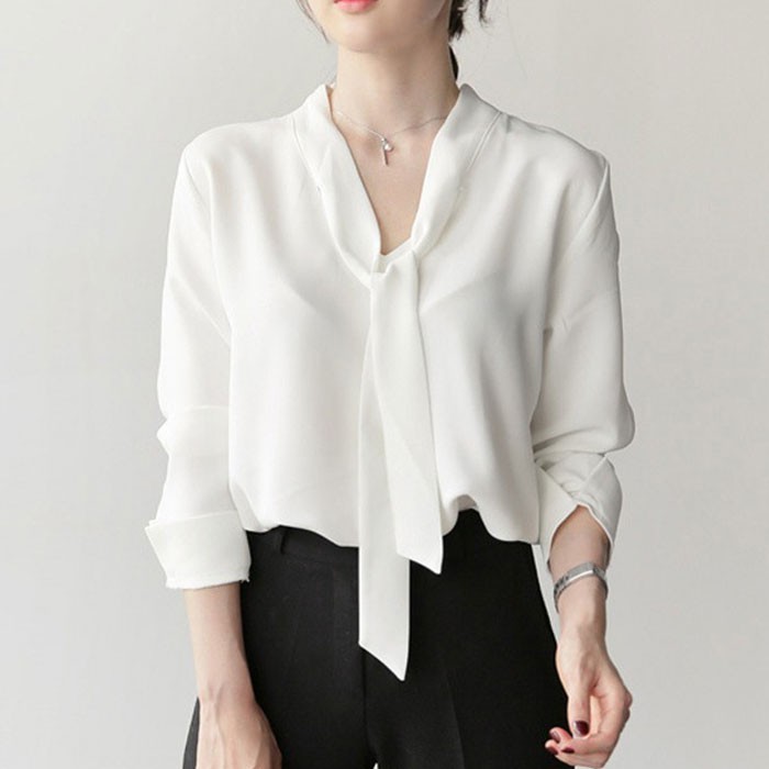 シフォンブラウス オフィスカジュアル 長袖 ブラウス シフォン ボウタイ フォーマル オフィス 白 トップス レディース スーツ インナー フォーマル ブラウス シ S296 Olulu 通販 Yahoo ショッピング
