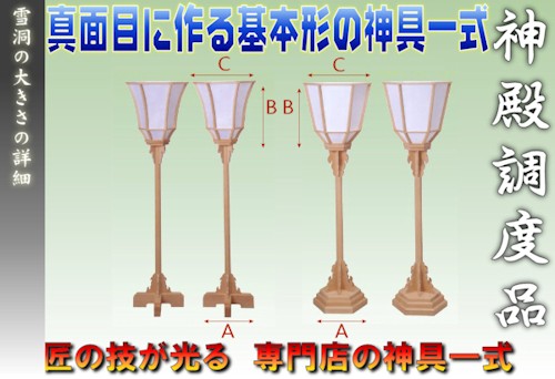 雪洞のサイズ一覧