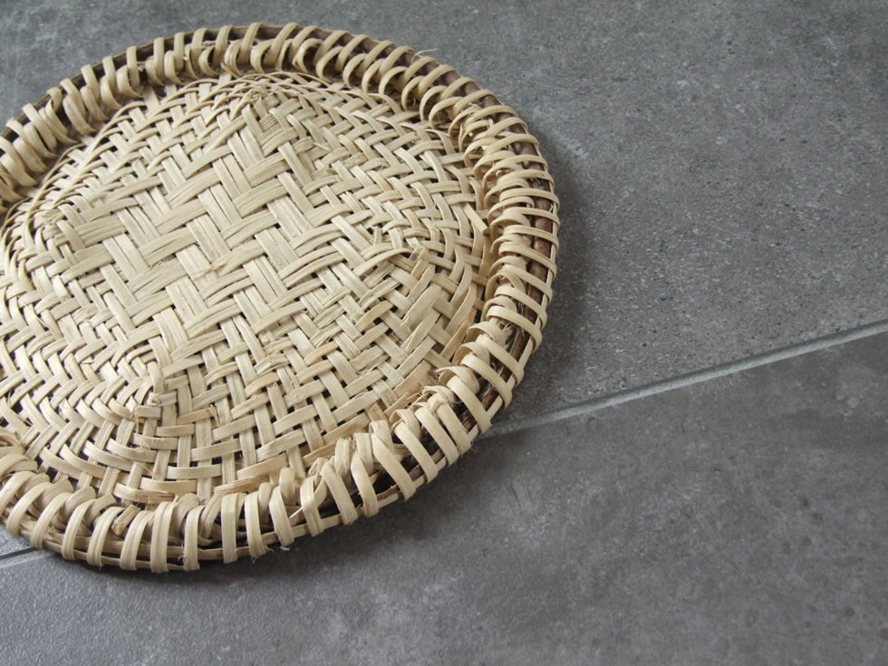 福島奥会津編み組細工マタタビそばざる 小 和子さん作 : おまめ - 通販