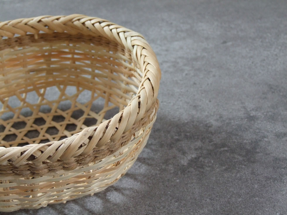 福島奥会津編み組細工マタタビみかんざる 和子さん作 : おまめ - 通販