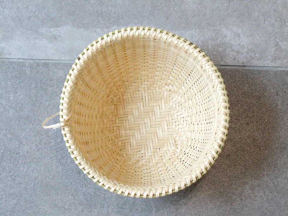 福島奥会津編み組細工 マタタビ米研ぎざる 2合 特上編み : おまめ