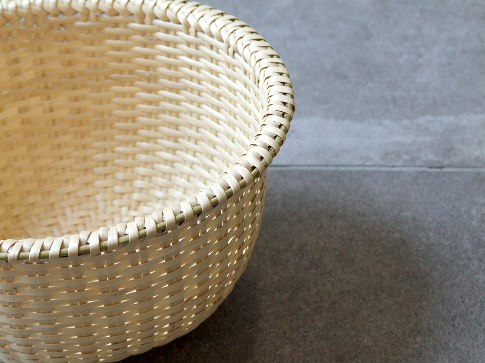 福島奥会津編み組細工 マタタビ米研ぎざる 2合 特上編み : おまめ