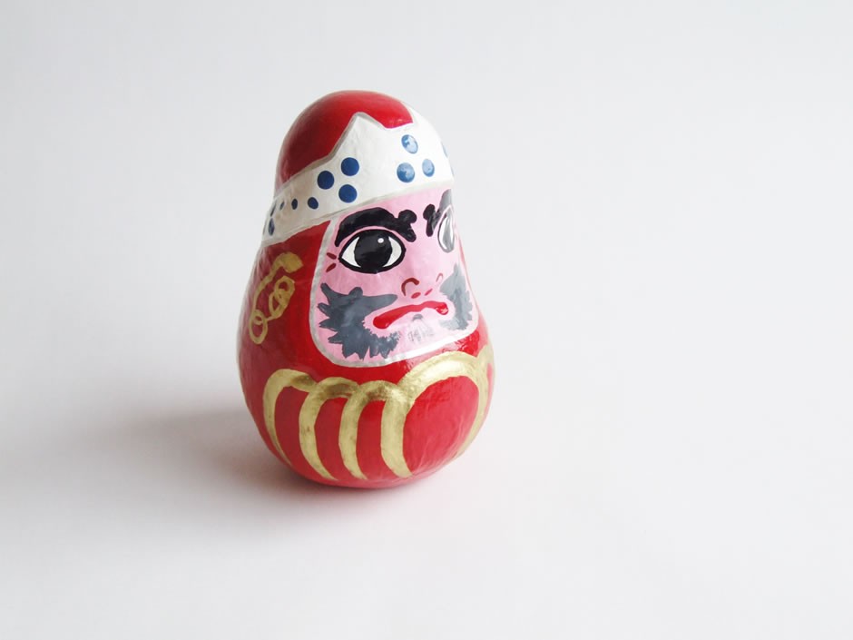 郷土玩具 民藝 広島県 三原だるま 大16cm : おまめ - 通販 - Yahoo