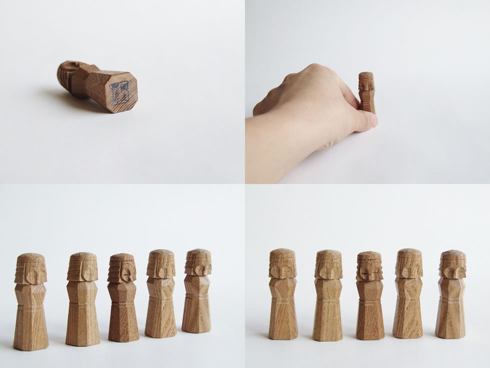 郷土玩具 民藝 北海道網走の民芸品 二ポポ 6cm : おまめ - 通販