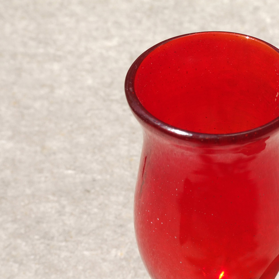 沖縄 奥原硝子製造所 琉球ガラス 民藝品 コーヒーグラス ワイングラス