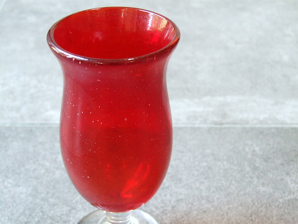 沖縄 奥原硝子製造所 琉球ガラス 民藝品 コーヒーグラス ワイングラス